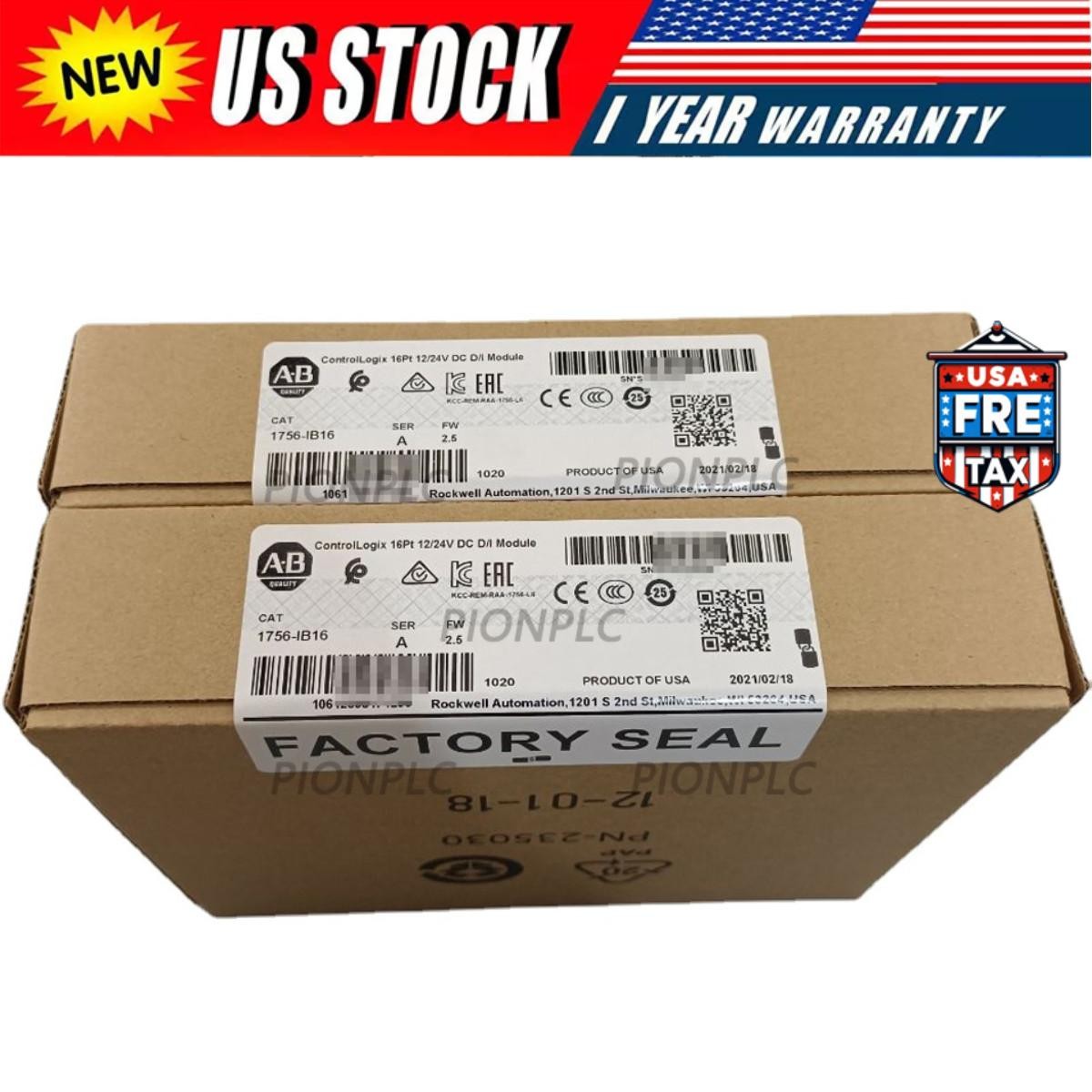 AB 1756-IB16 SER A ControlLogix Input Module 1756IB16 Factory US US Free Tax