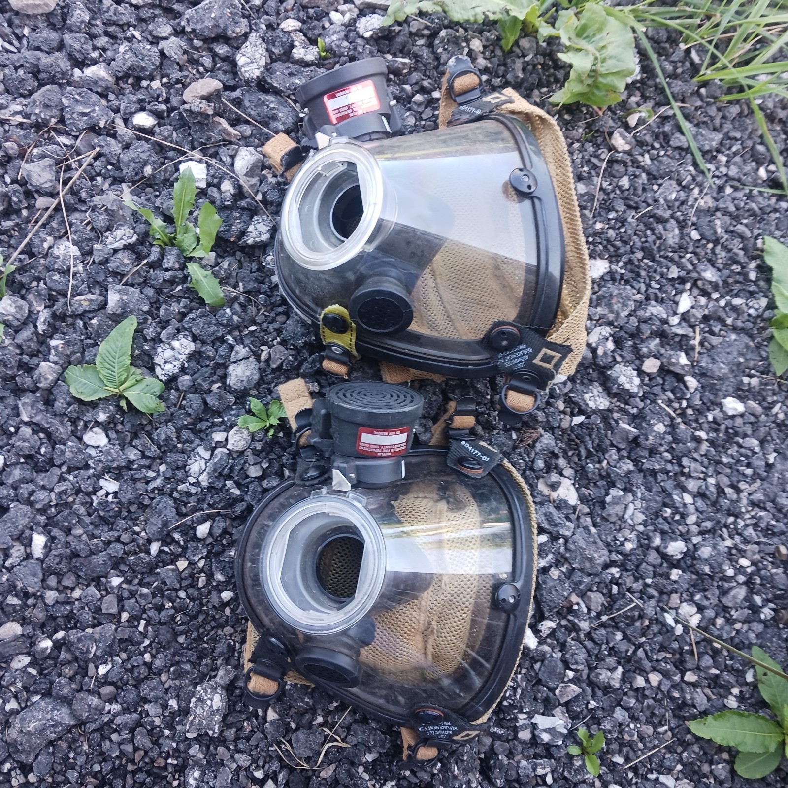 Nice Usable Scott Firefighters Breathing Masks Lot Of 2 Alert Charged