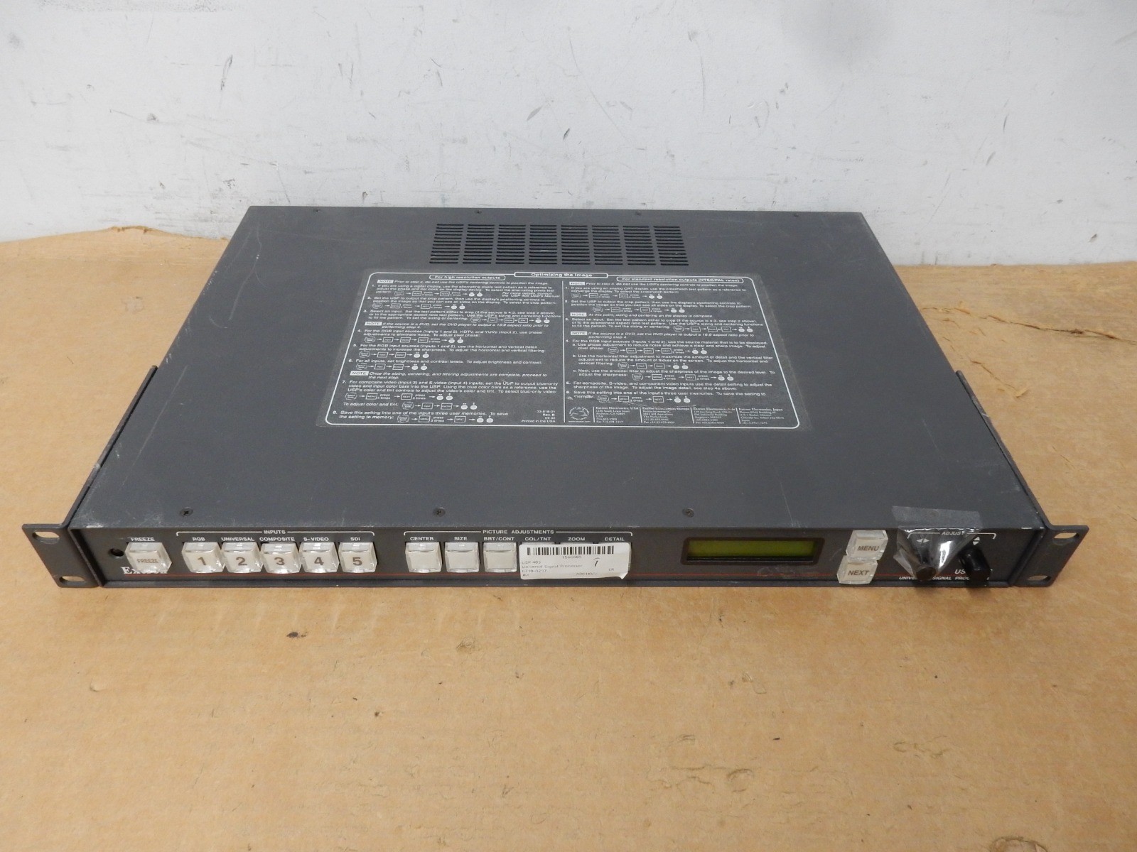 EXTRON	USP 405	Universal Signal Processor - Unit Only