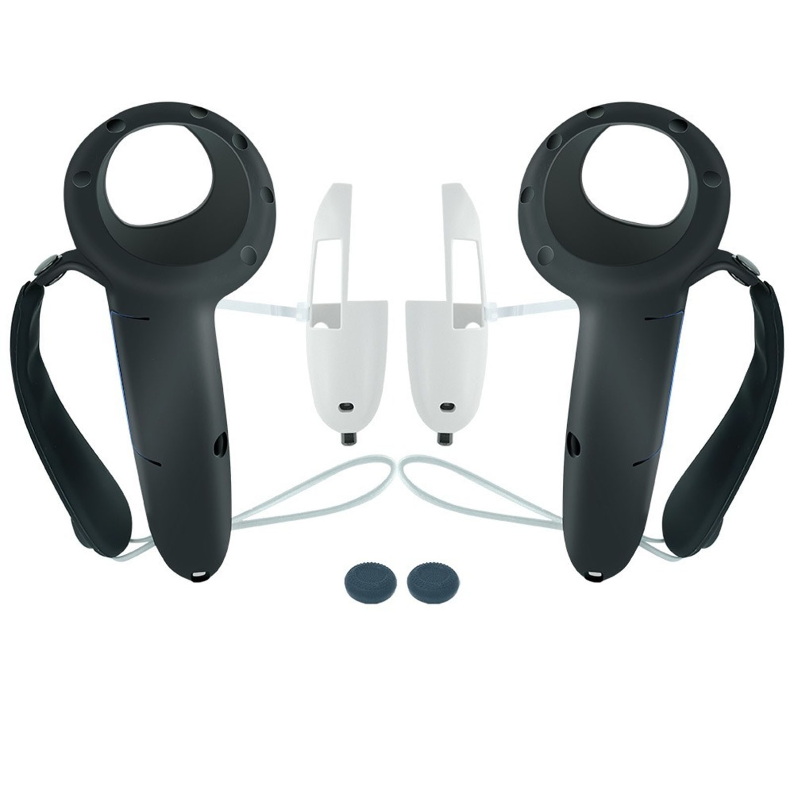 1Pair Extended Silicone Protective Sleeve Case Cover For Quest 3 Controller