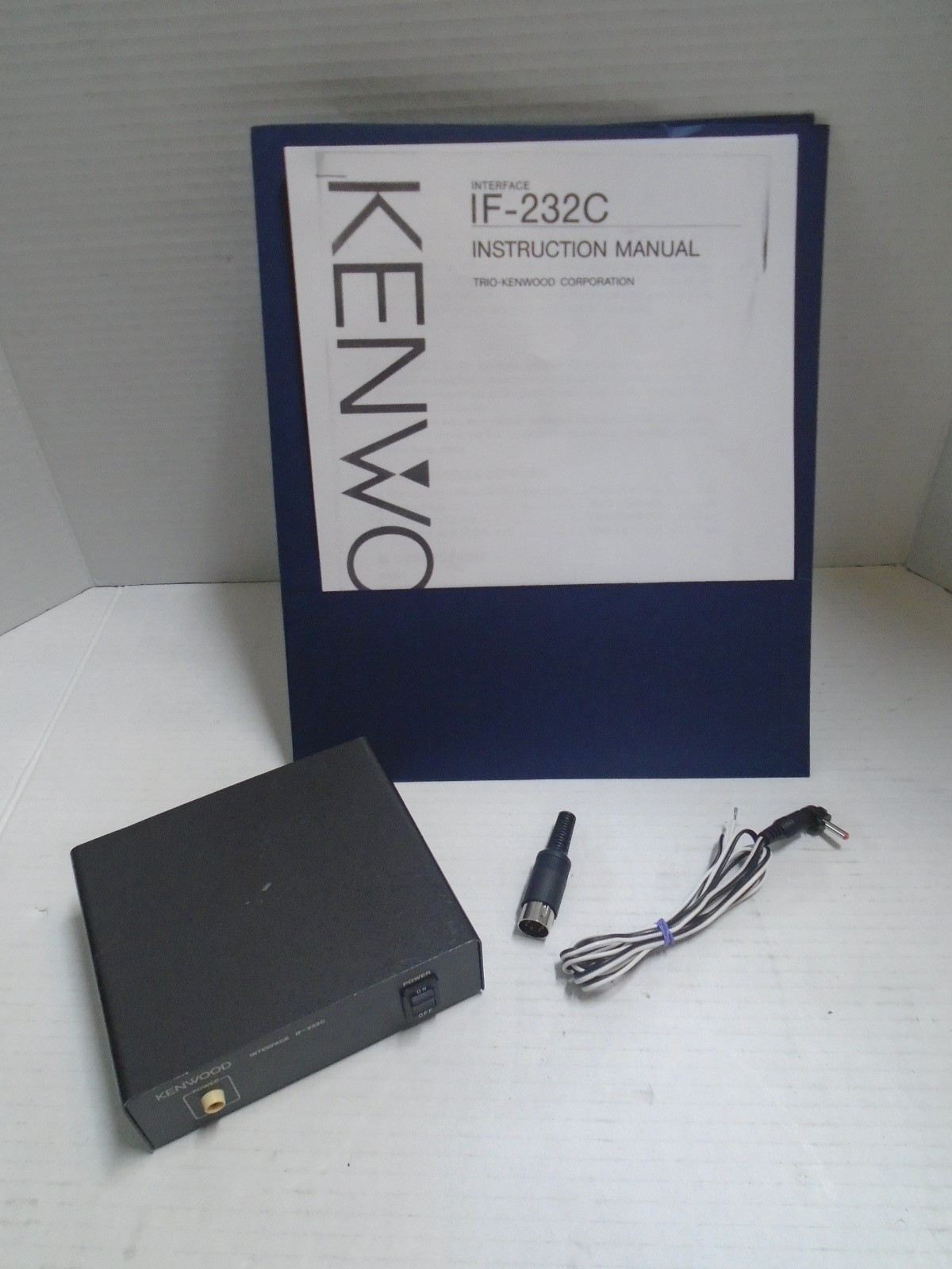 KENWOOD Interface IF-232C W Power & NOS DIN Connector BIN $39.95 SHIPPED