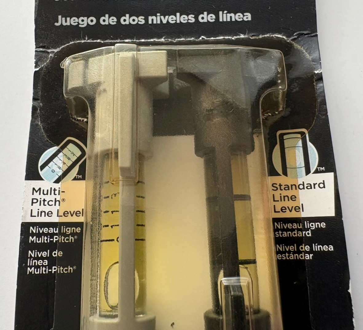 Johnson Structo-Cast 3 Inch Plastic Line Level Set (Package Scuffs)