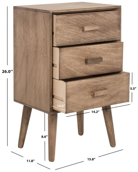 Safavieh POMONA 3 DRAWER ACCENT TABLE, Reduced Price 2172763760 CHS5700B