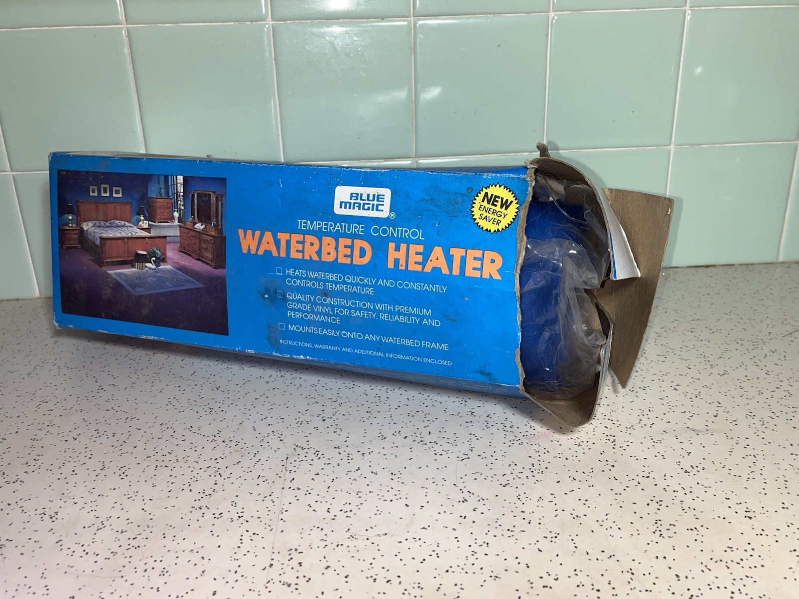 Blue Magic Temperature Control Waterbed Heater Aqua Queen Model 600S *UNTESTED*