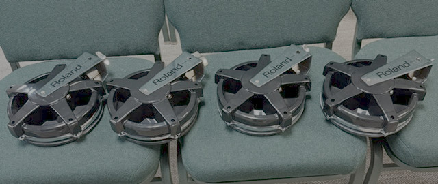 roland electronic drums and cymbals used