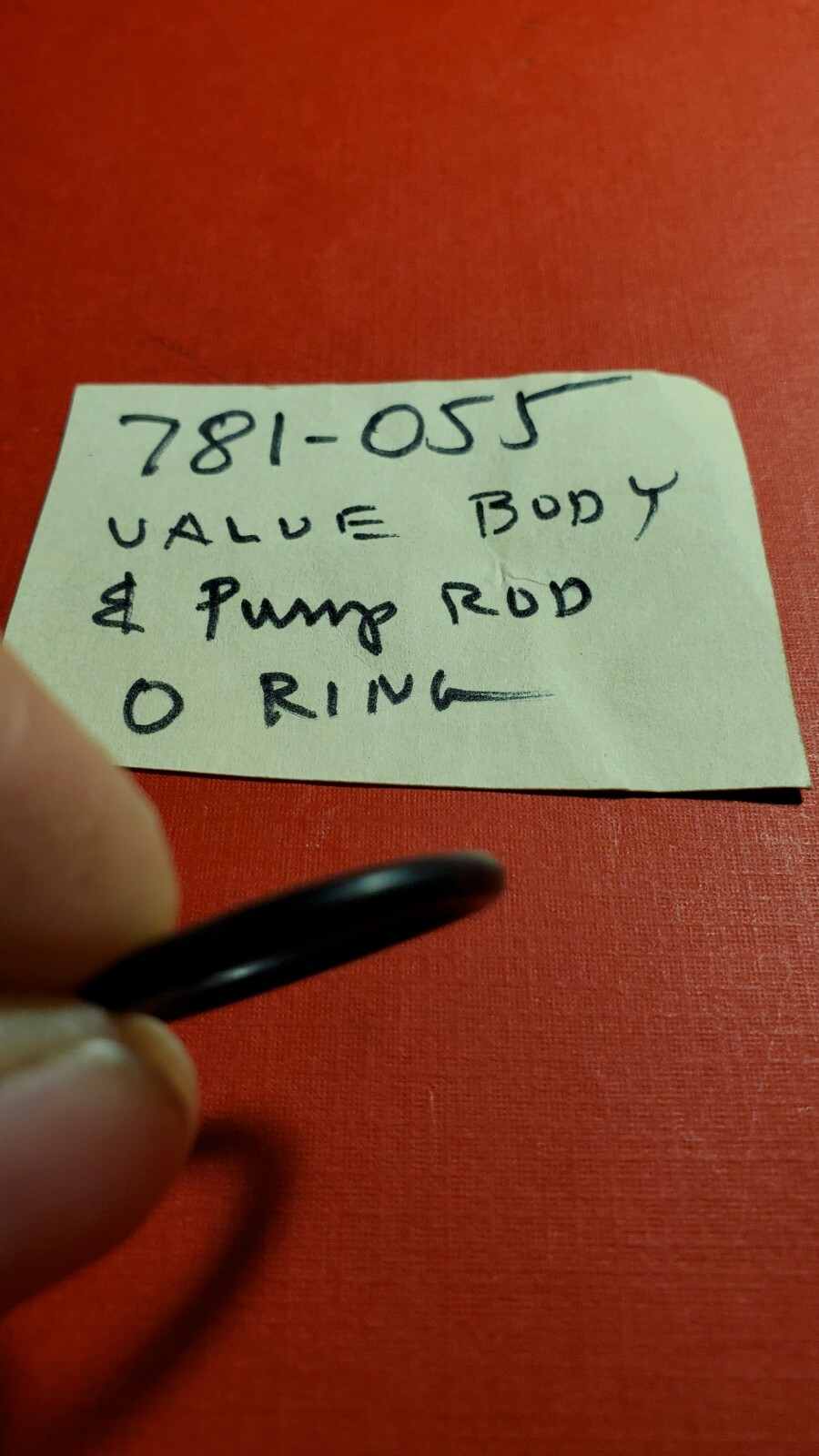 Crosman vintage 781-055 "O" Ring. NOS for parts/repair/restoration.