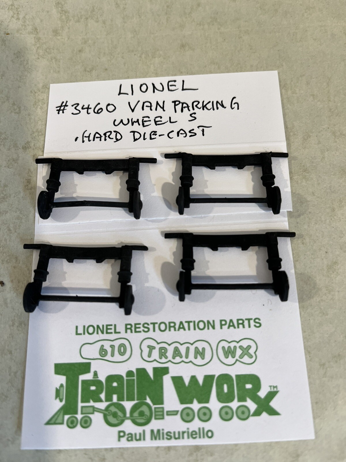 Lionel #3460 Van Parking Wheels - Hard Diecast Metal