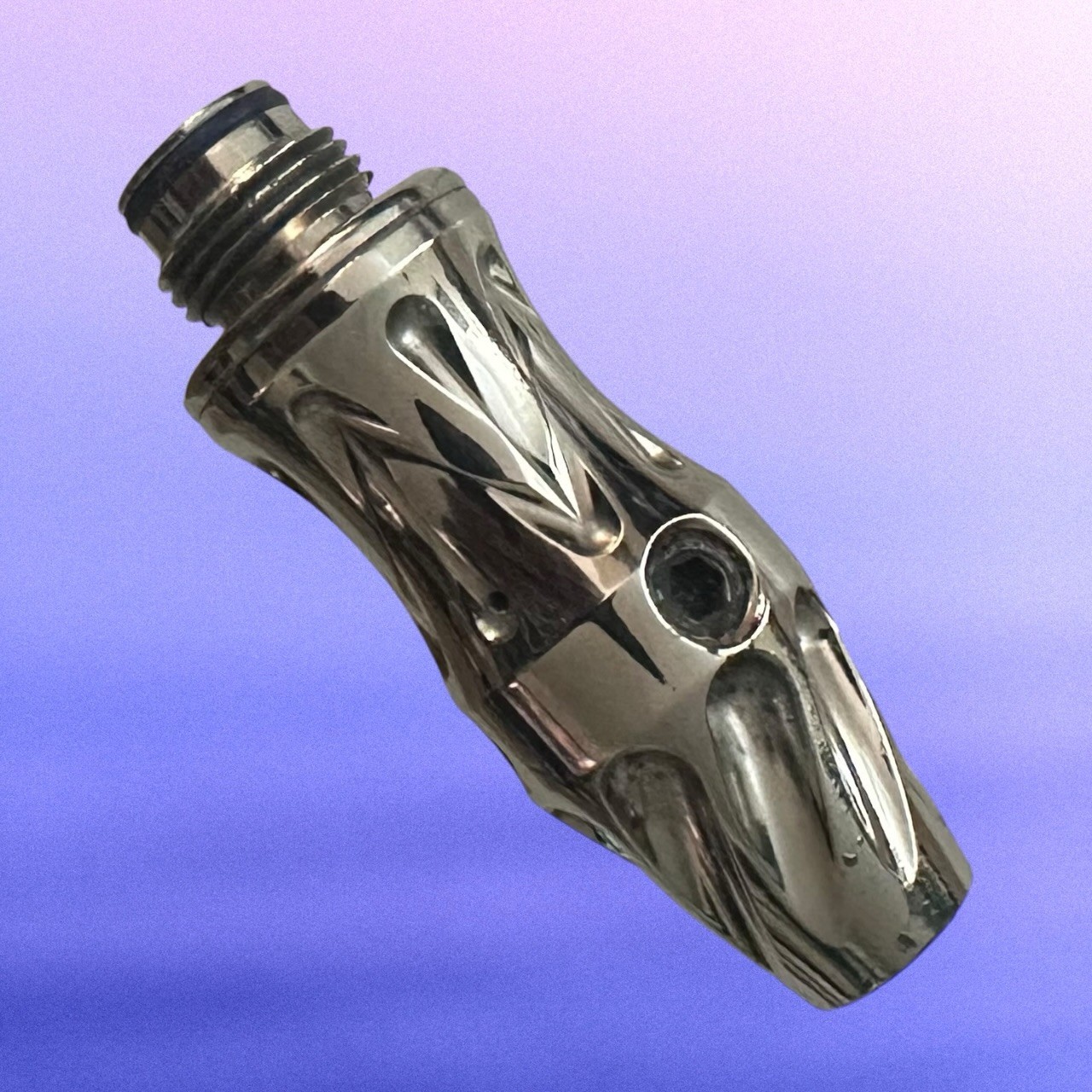 WGP Black Magic Autococker Inline High Pressure Regulator HPR Nickel Chrome