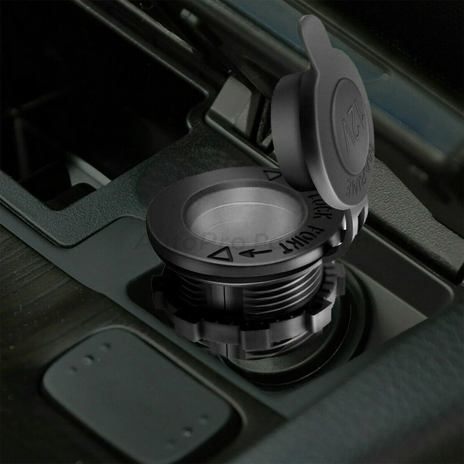 12V Cigarette Lighter Socket Power Outlet Socket Receptacle ATV Motorcycle Car