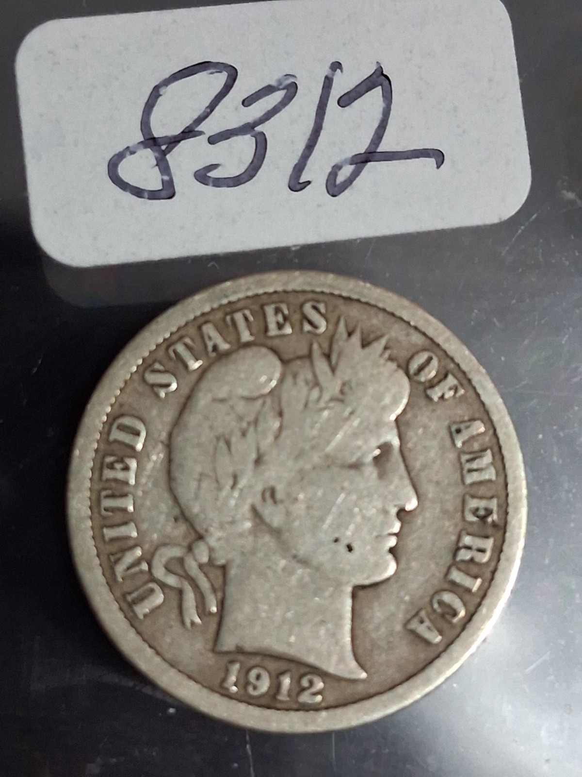 1912 D BARBER DIME