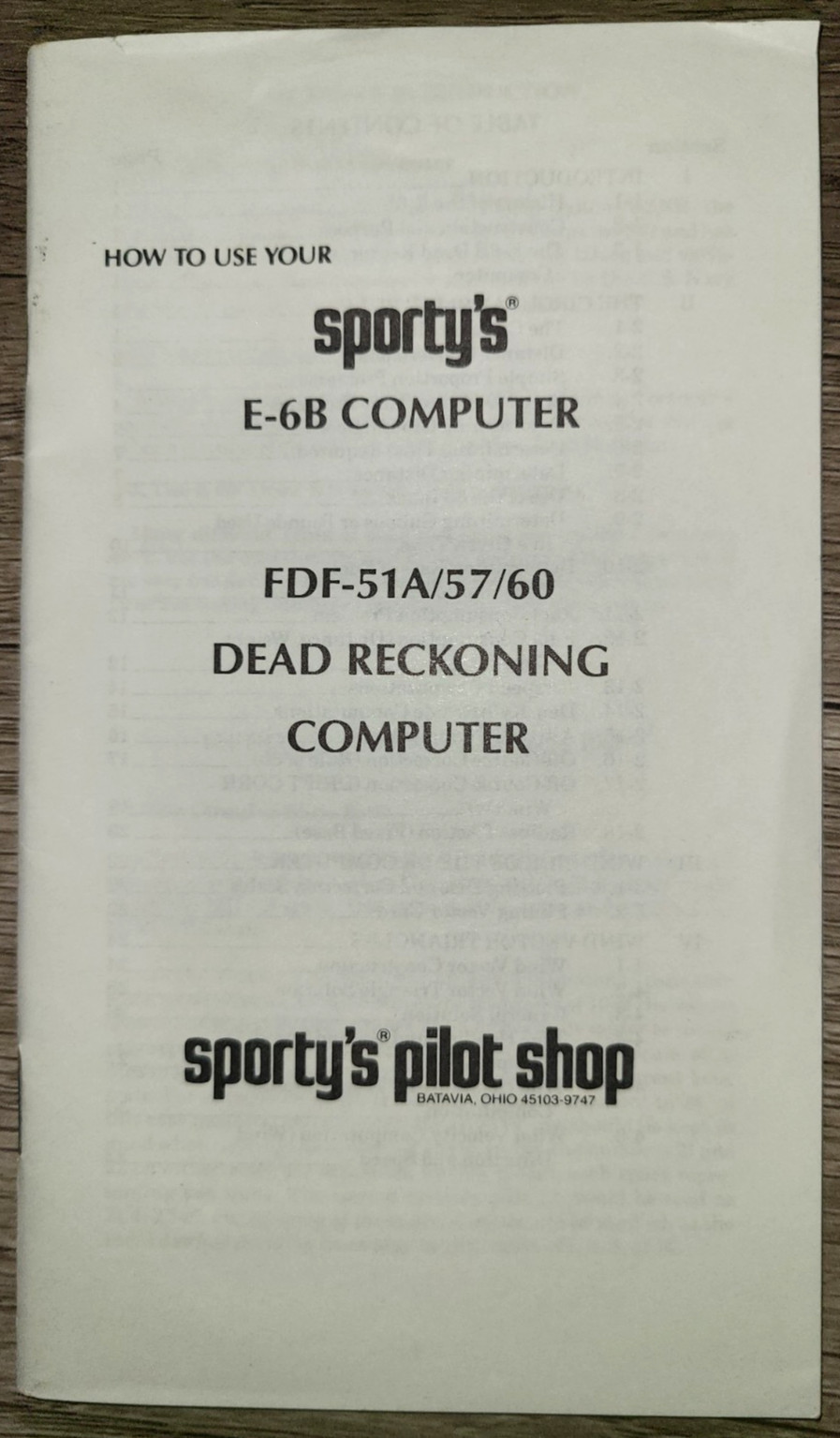 Vtg Santech E-6B Flight Computer w instruction manual & case, Sportys Pilot Shop