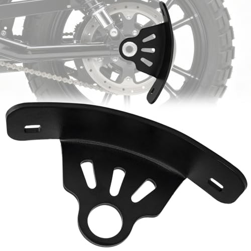 Motorcycle Rear License Plate Tag Mount Bracket Side Support Holder Curved