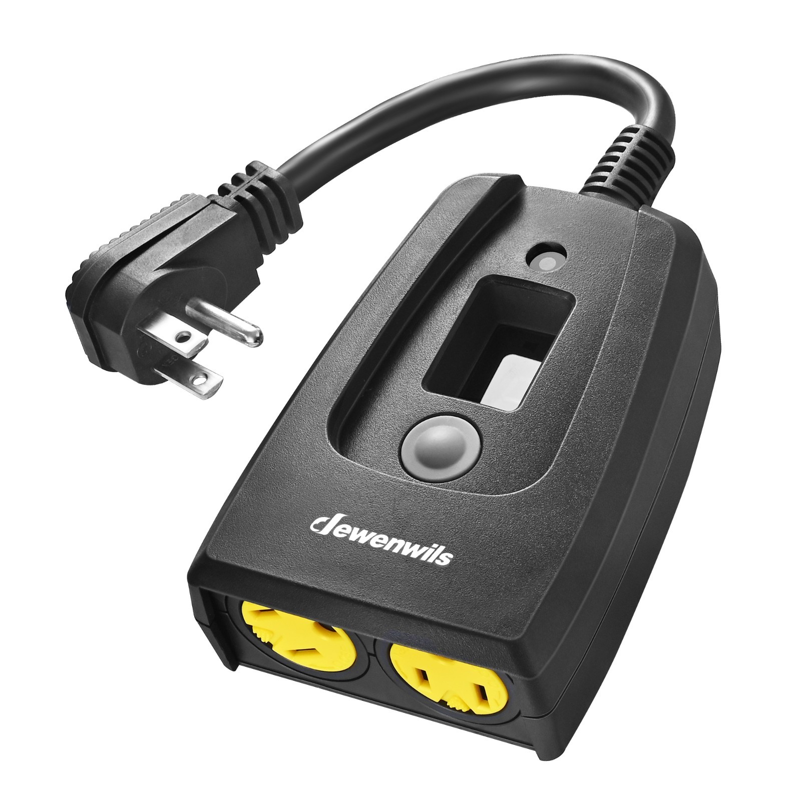 DEWENWILS Outdoor Waterproof Timer, 2-Outlet Plug-in, Countdown, UL Listed, 15A