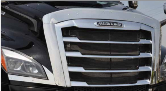 2018-2023 Freightliner Cascadia Grille Surround with Hood Tilt Handle