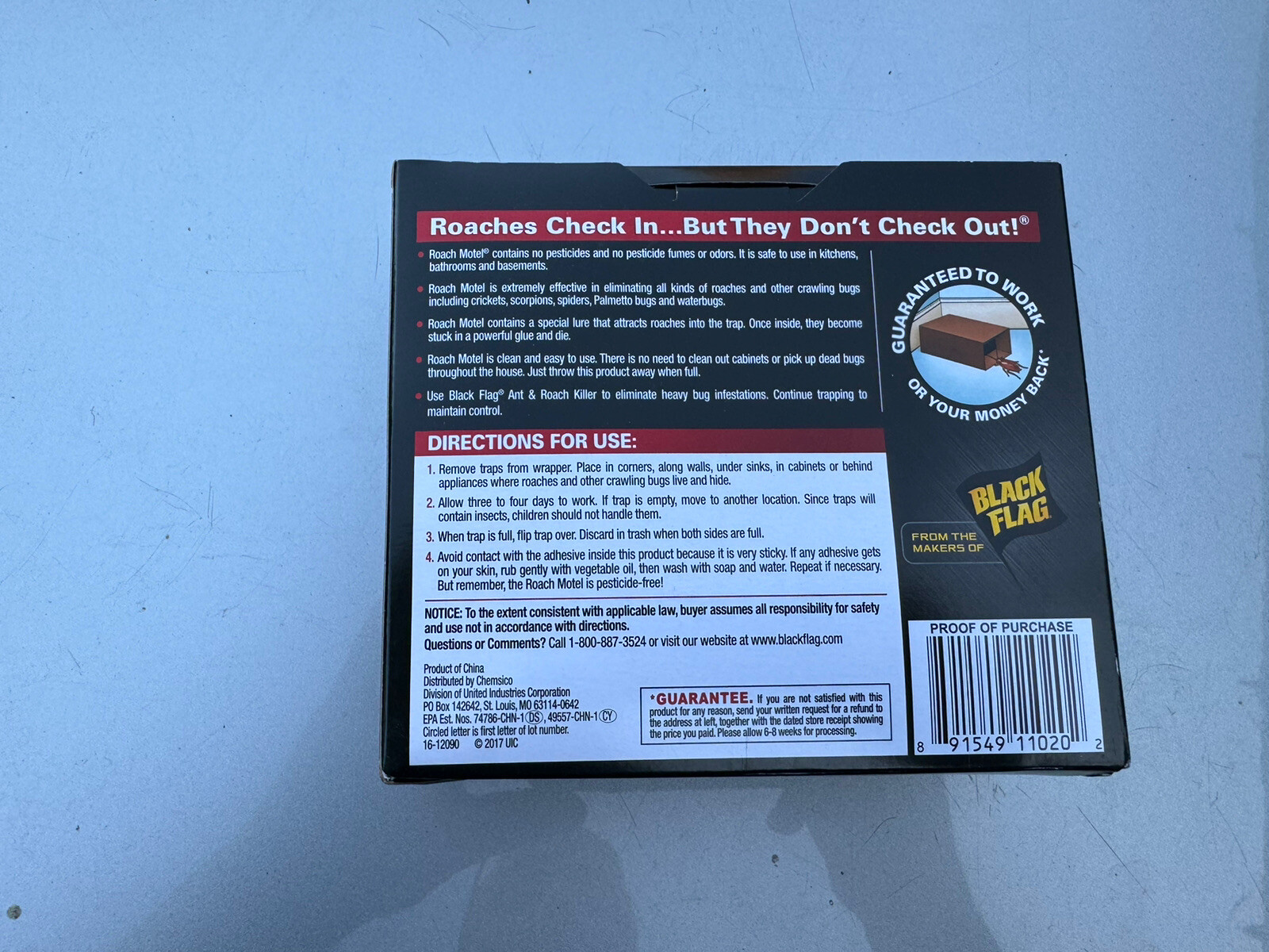 Black Flag Roach Motel Traps, 2-Count, 1-Pack