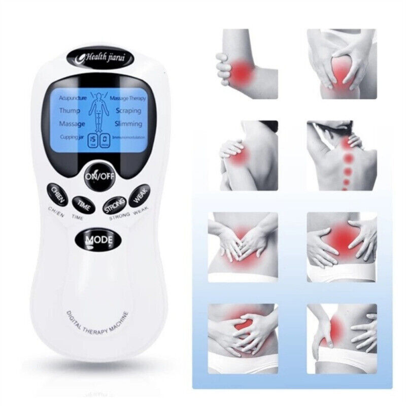 Electric Stimulation Pulse Muscle Massager Tens Unit Machine Therapy Pain Relief
