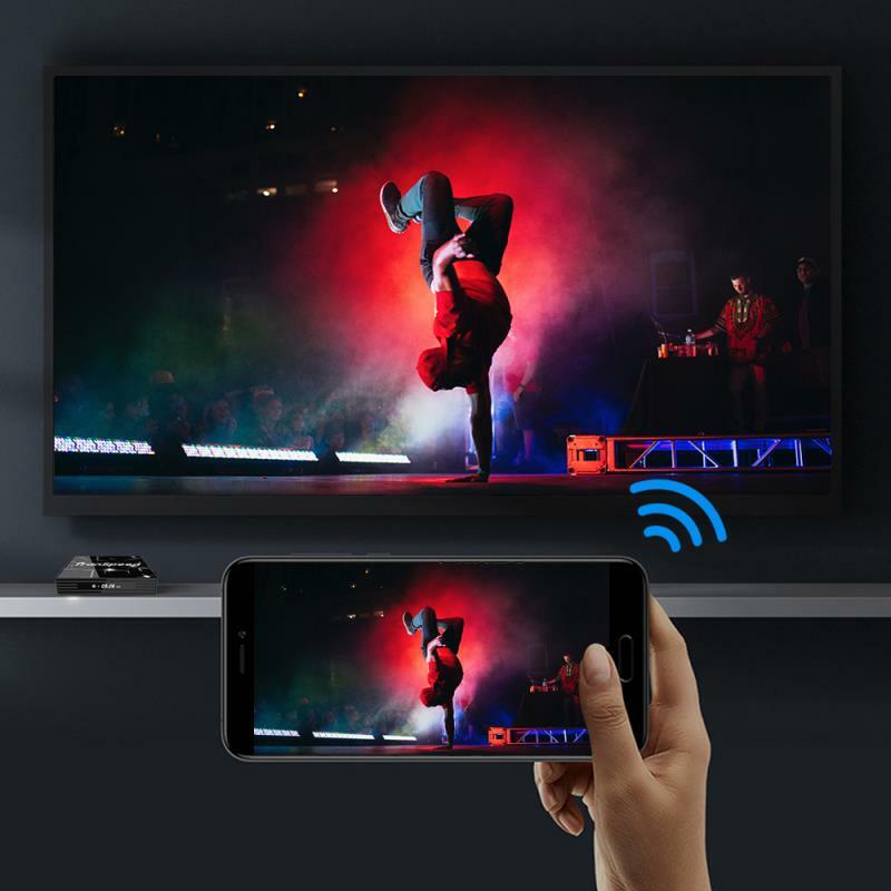 Transpeed Android 10.0 Bluetooth TV Box | Voice Assistant 6K 3D Wifi