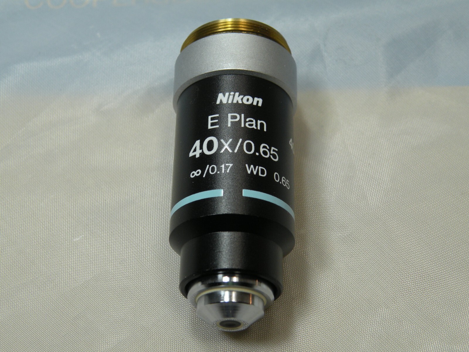 Nikon E Plan 40x/0.65, WD 0.65 Microscope Objective, AS IS