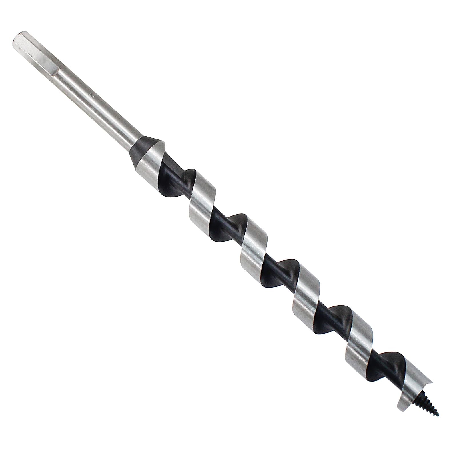 HARSKIYER 7/8 Inch Diameter Wood Auger Drill Bit, 12 Long x 12