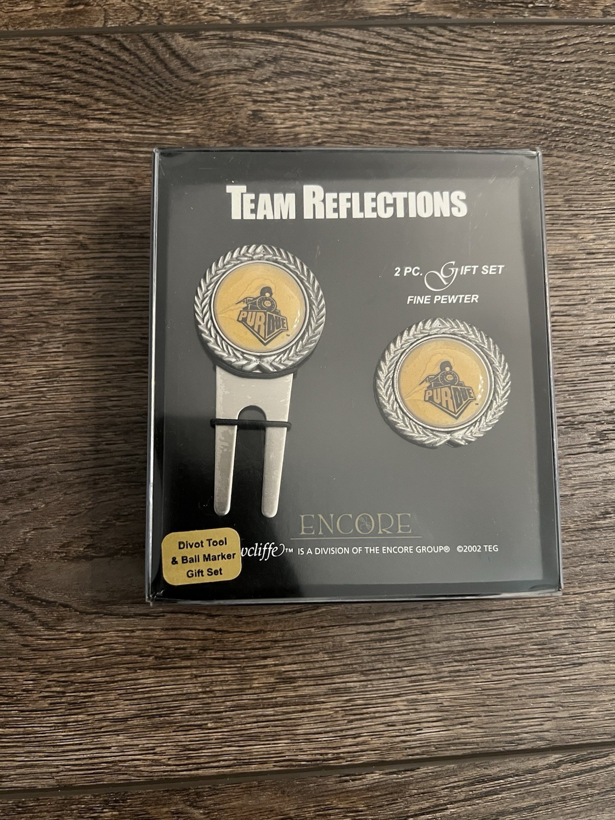 New Purdue Boilermakers Rawcliffe Pewter Golf Ball Marker & Divot Tool
