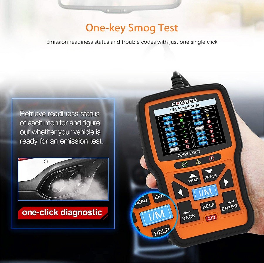 Foxwell NT-301 Code Reader Check Engine Fault OBD2 Scanner Car Diagnostic Tool