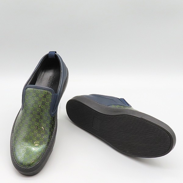 Gucci GG Pattern Slip-On Men's Sneakers Size 9.5