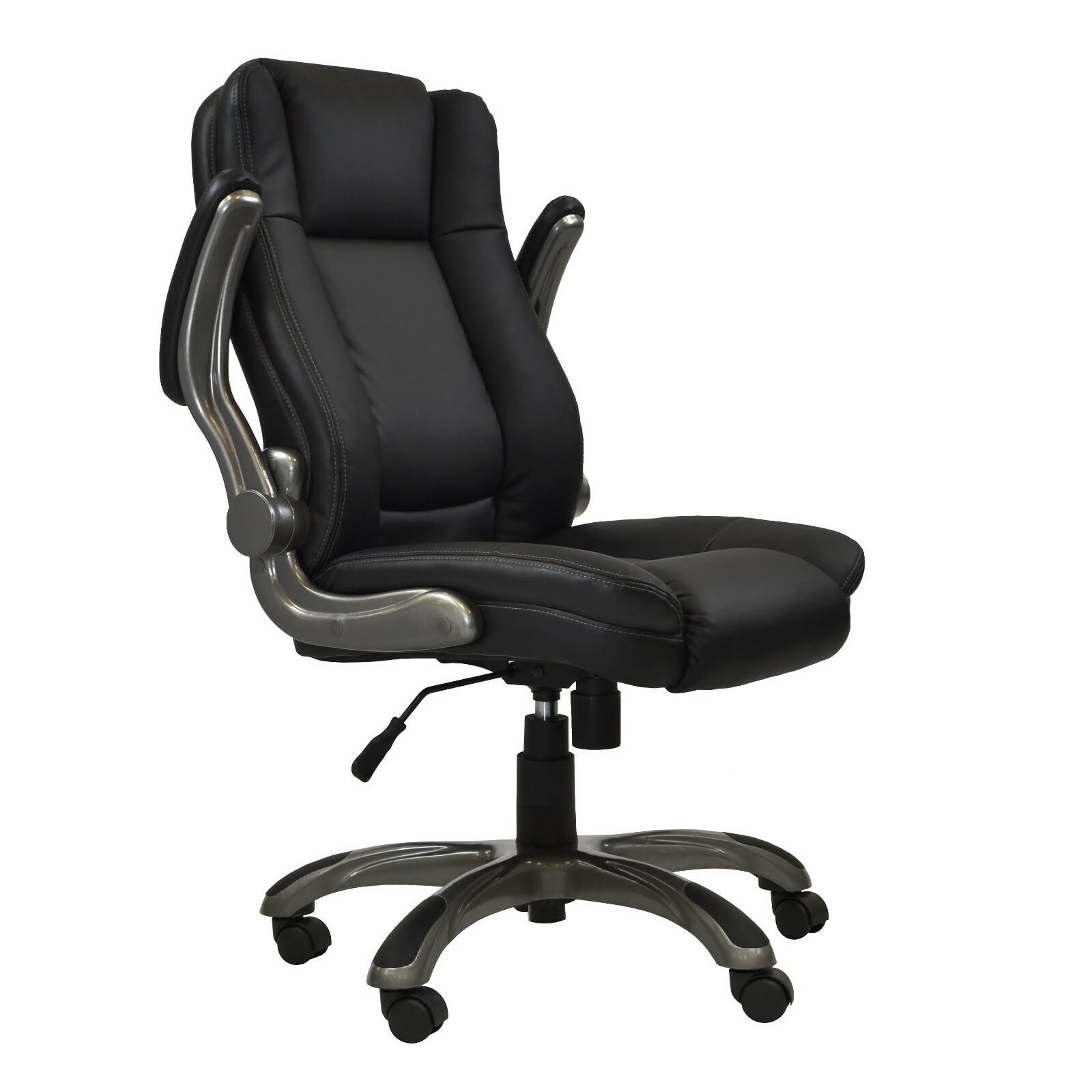 Techni Mobili Medium Back Office Task Chair w/ Flip-up Armrest & Hight Adjustmen