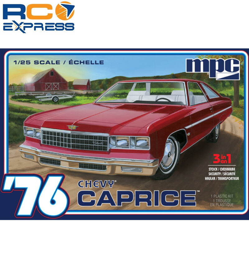 MPC 1976 Chevy Caprice w/Trailer 2T 1:25 MPC963M