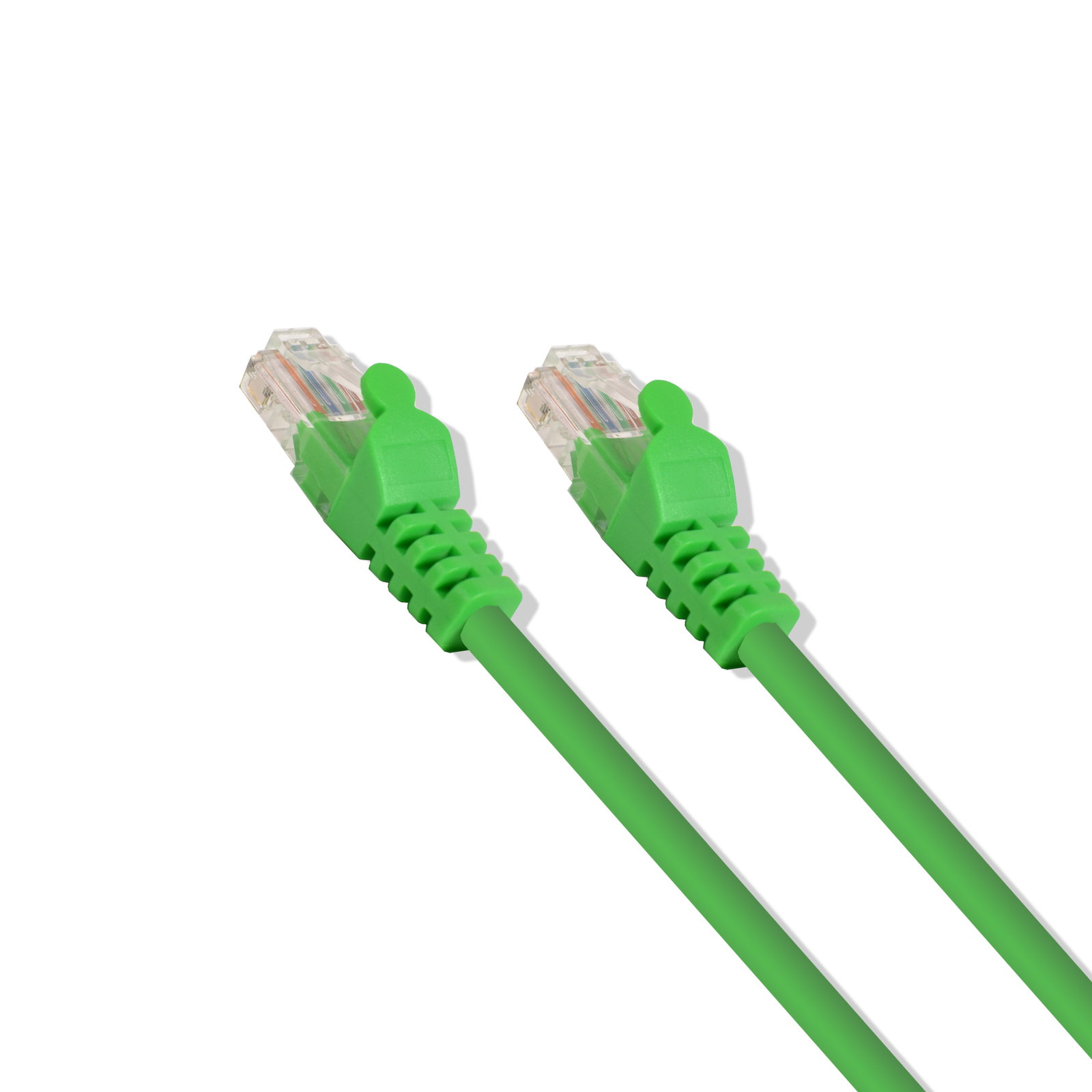 10FT Cat6 UTP Ethernet Network Patch Cable RJ45 Lan Wire Green (25 Pack)
