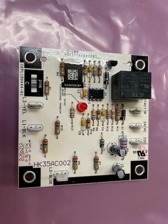 CARRIER HK35AC002 RELAY PHASE MONITOR CONTROL BOARD