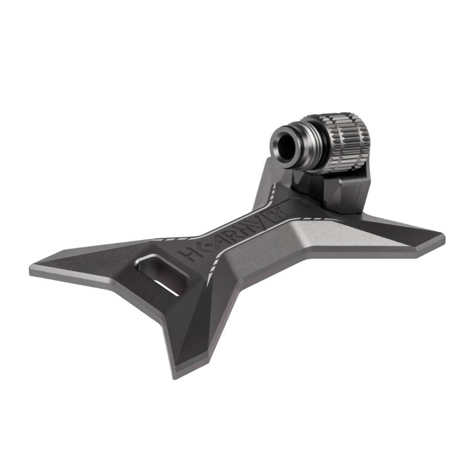 HK Army Paintball Gravity Lock Aluminum Marker Gun Stand Pewter