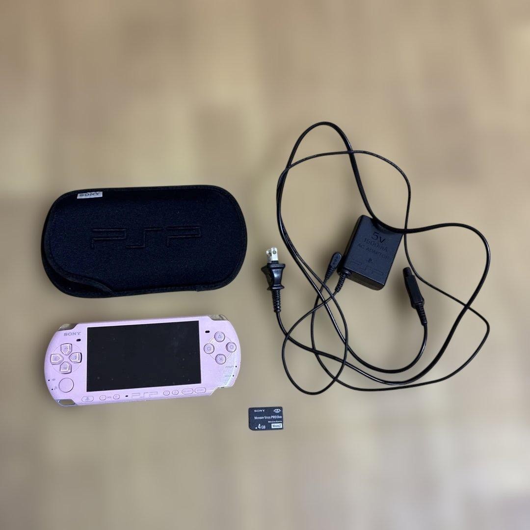 PSP 3000 Blossom Pink Handheld Console, Used, Excellent Condition