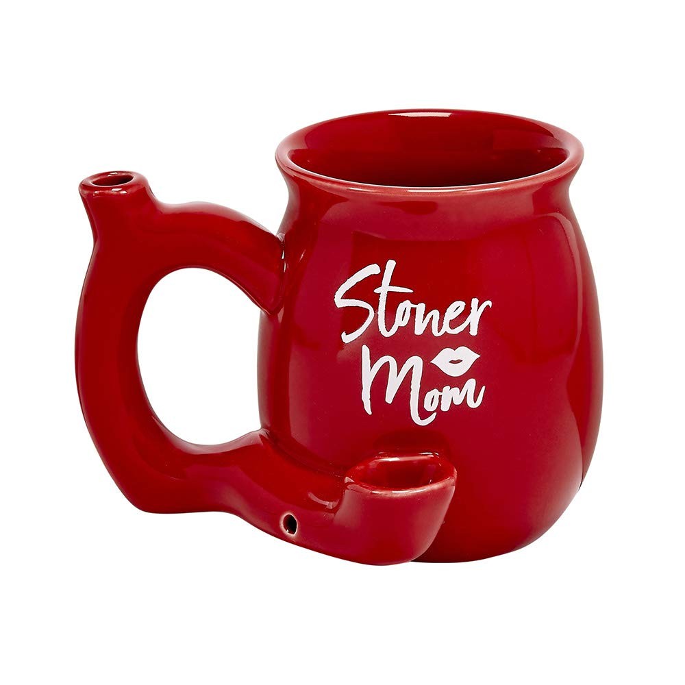 FASHION CRAFT 88085 STONER MOM MUG - RED WITH WHITE LOGO