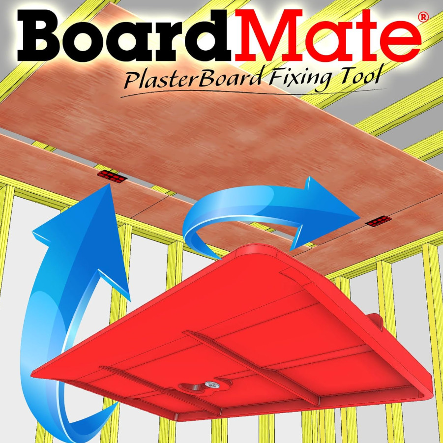 Professional Drywall Board Support Clips 2pc Ceiling Installation Tool BoardMate