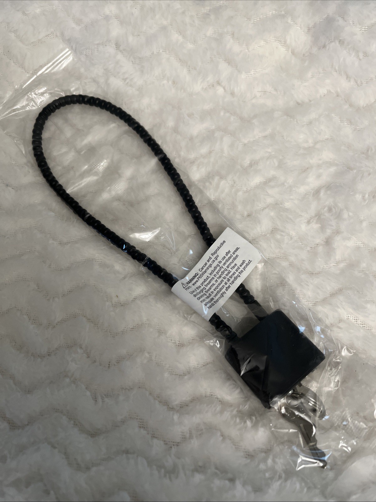 LockForeAll Gun / Pistol Safety Cable Lock 30 mm - New