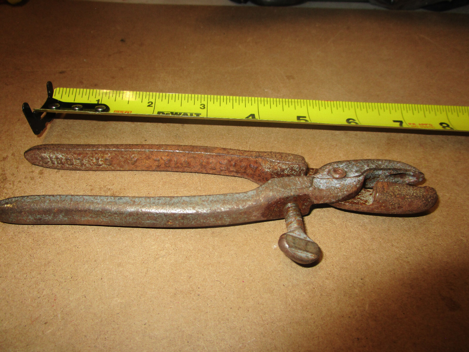 Vintage Western Wire Hose Clamp Pliers St. Louis