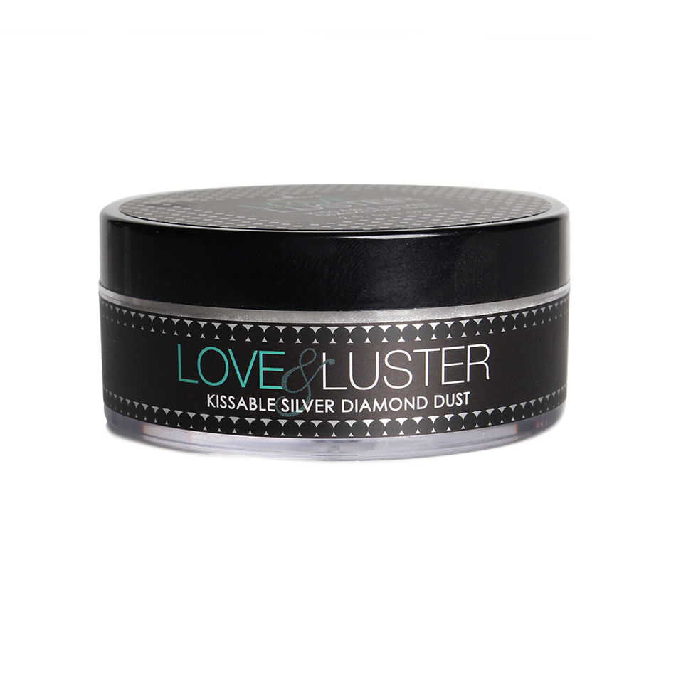 Sensuva Love & Luster Edible Candy Scented Kissable Silver Diamond Dust 2 oz