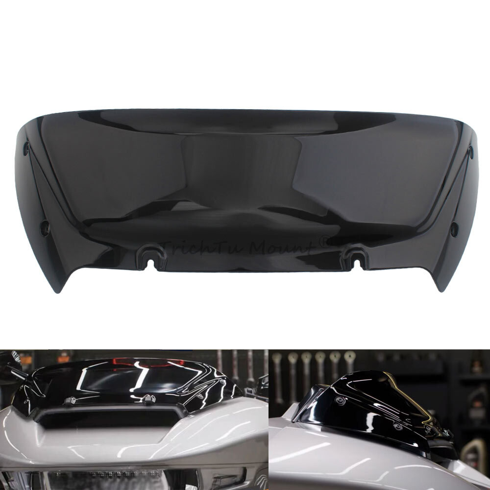6" Black Windscreen Windshield Fit For Harley Road Glide CVO FLTRXSE 2023 2024