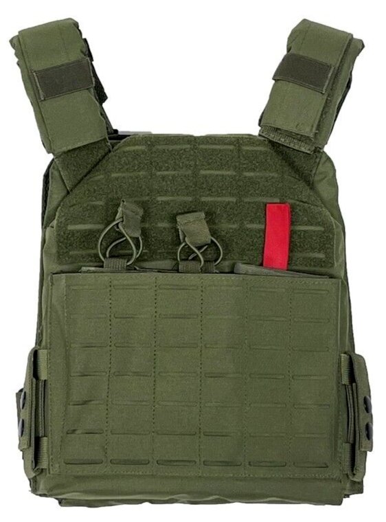 VISM Laser Cut Kangaroo Plate Carrier Vest MED-2XL for 10x12 plate Tactical ODG
