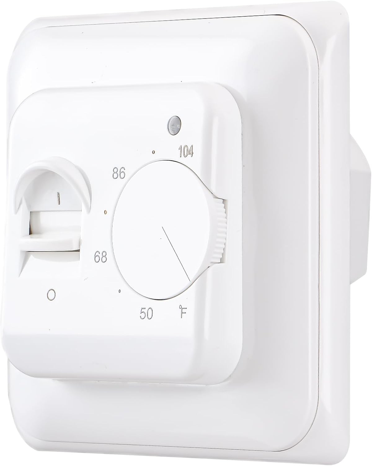 Baomain Home Nonprogrammable Thermostats, Radiant Floor Heating White