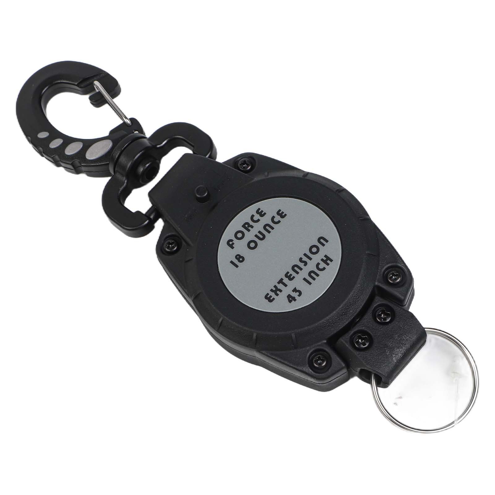 Retractable Dive Accessory with Clip for Easy Gear Management while Underwater