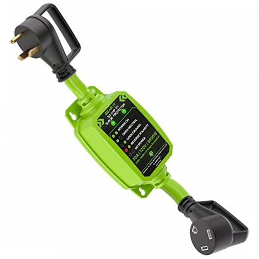 RV Surge Protector 30 AMP - Circuit 30 Amp RV Surge Protector (Standard) Green