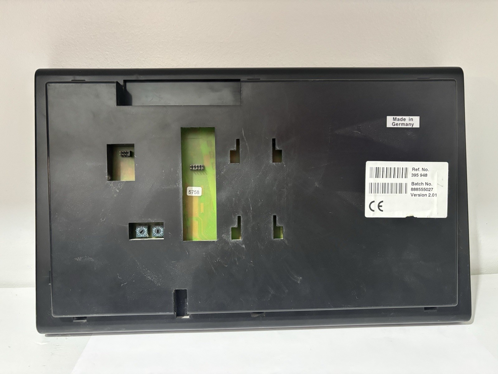 Meto Turn-O-Matic Queue Ticket Display Unit Model 395948 Germany Untested