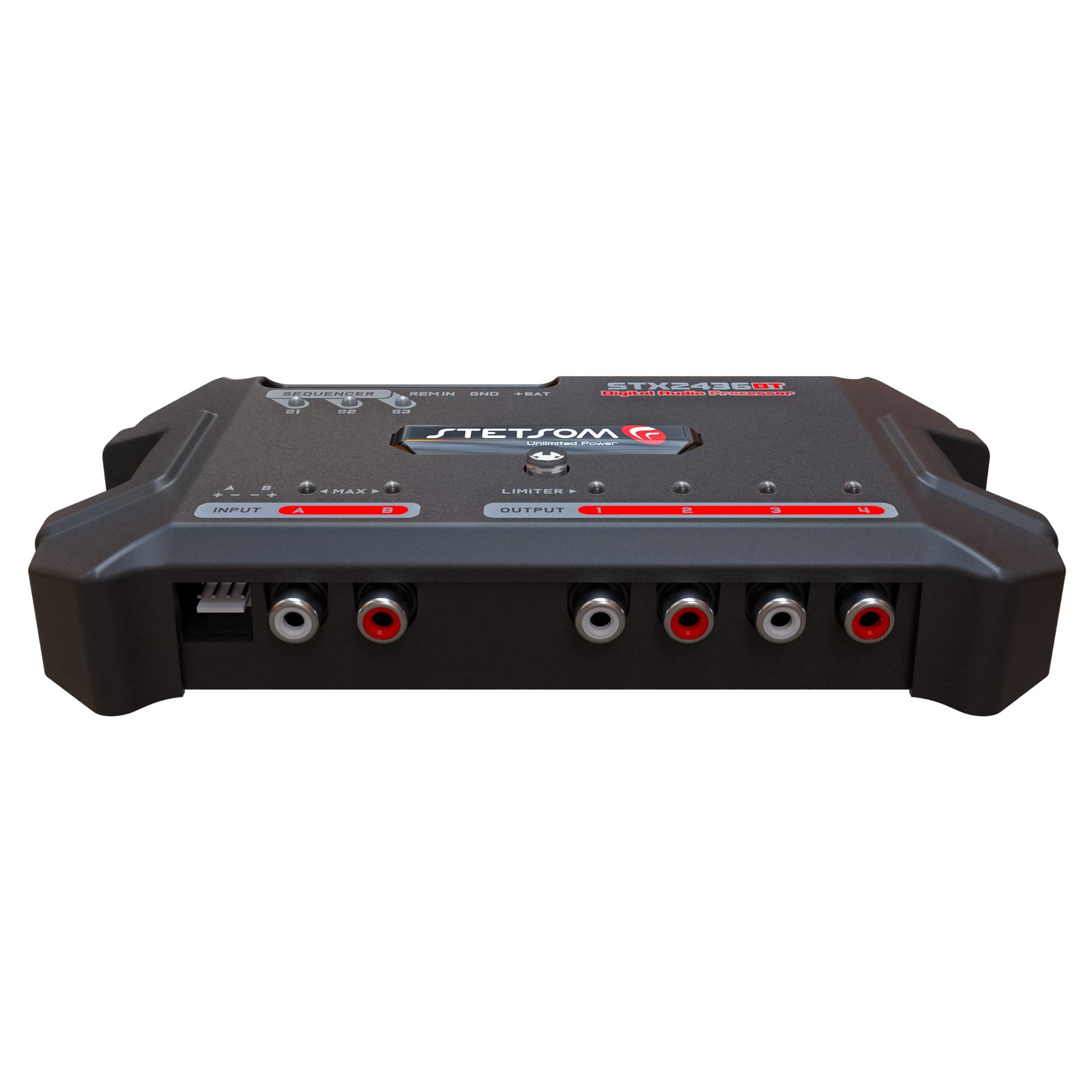 Stetsom STX 2436 Bluetooth DSP PRO - Digital Signal Processor, Compact, Black
