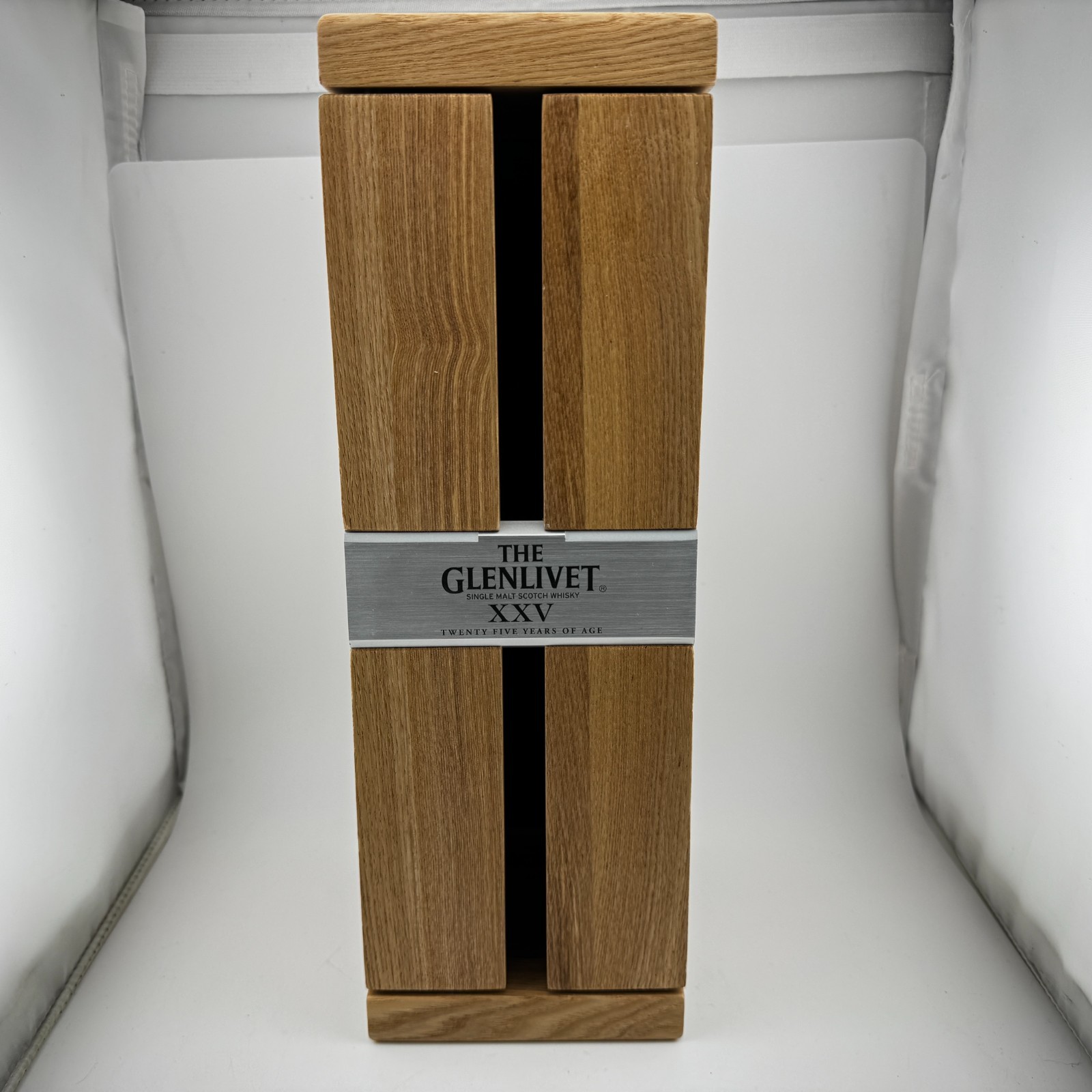The Glenlivet Single Malt Scotch XXV 25 Years - Wooden Box ONLY - No Bottle