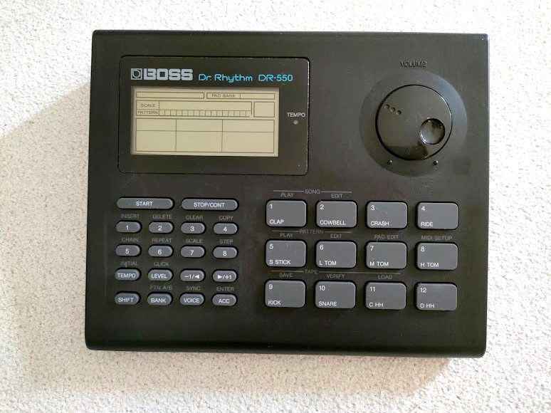 Boss DR-550 Dr. Rhythm Vintage 80s Drum Machine Tested Used Japan HC47226