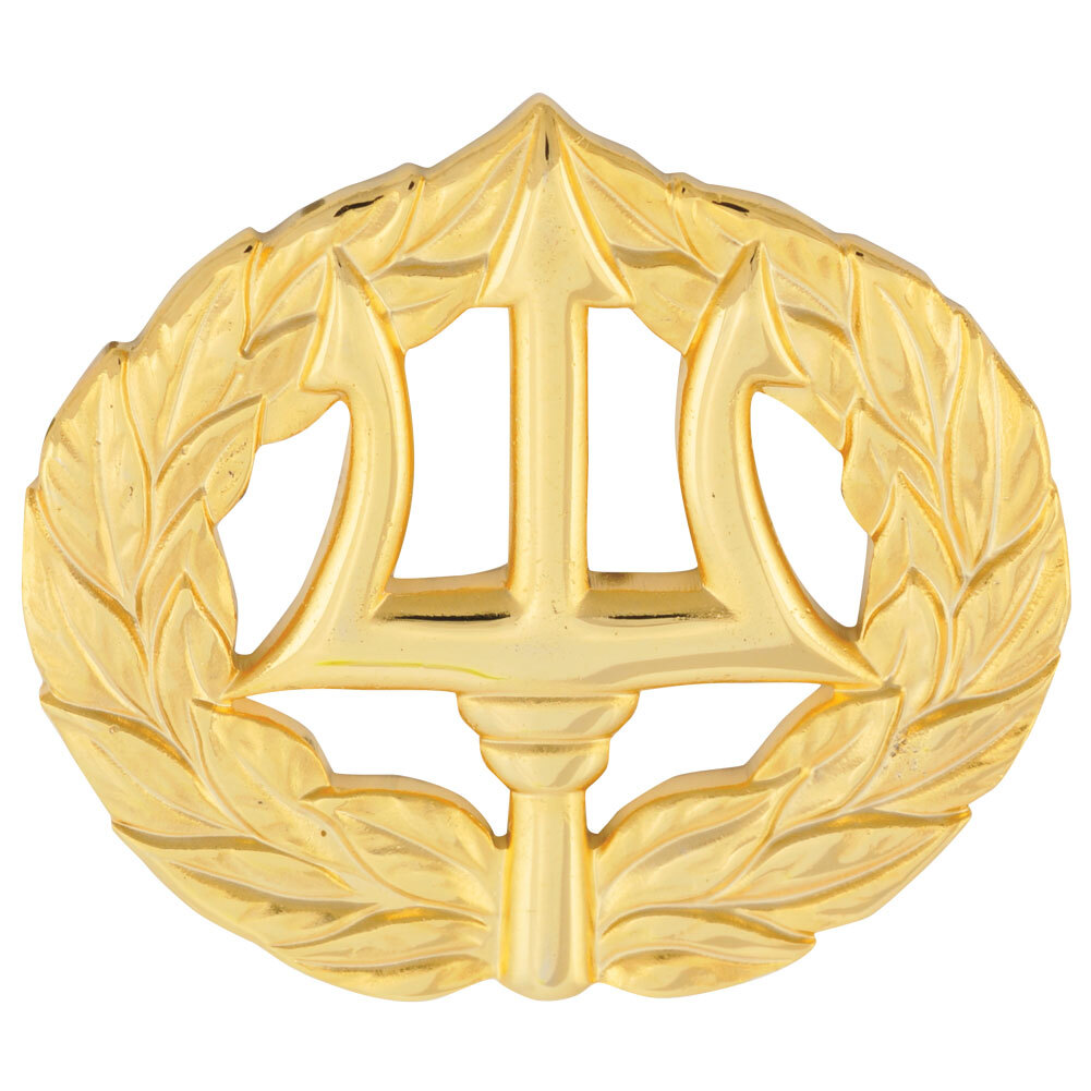 Navy Command Ashore Badge Full Size Official Gold Finish