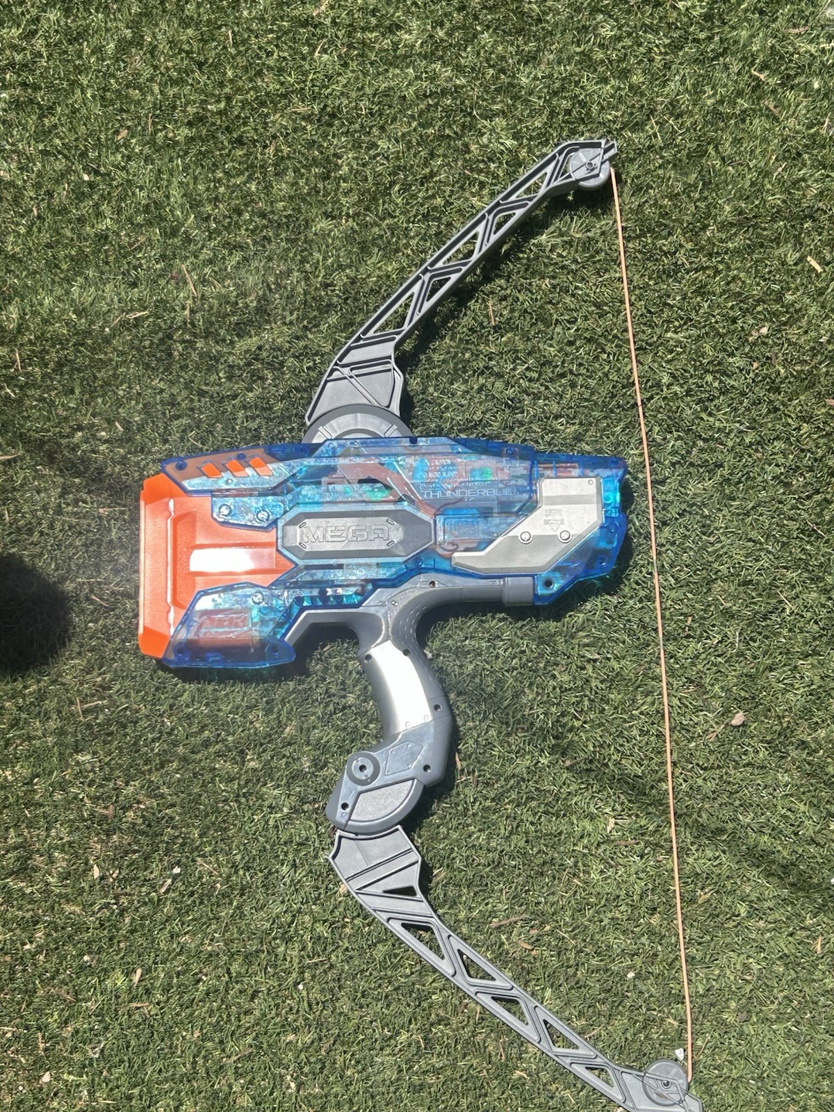 Rare Limited Edition NERF Mega Thunderbow Sonic Ice Edition