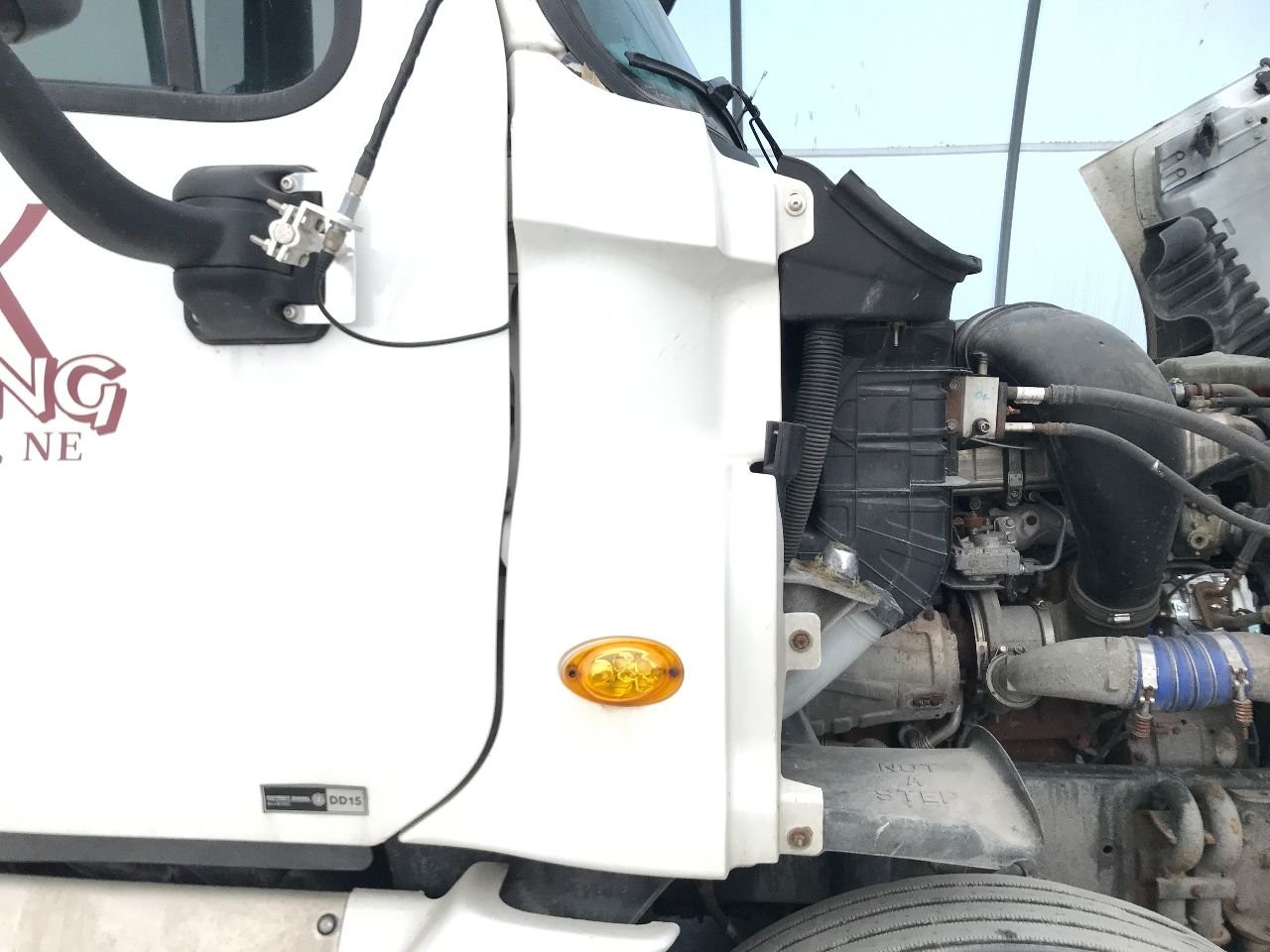 2008-2020 Freightliner CASCADIA WHITE Right/Passenger CAB Cowl - Used