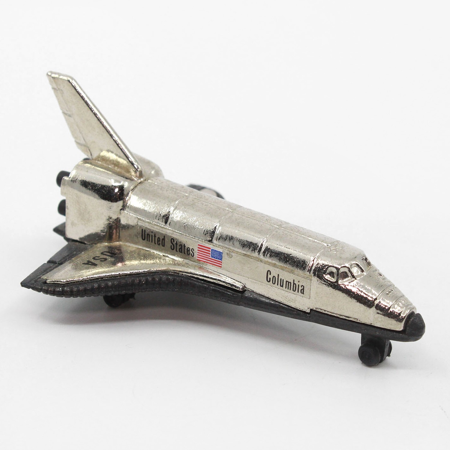 COLUMBIA SPACE SHUTTLE Plastic & Metal Die Cast Pencil Sharpener Figurine